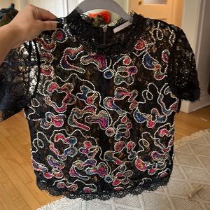 Zara lace top
